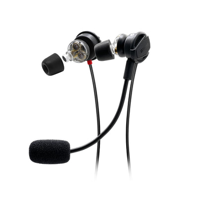 ADV. NSMO 3D Triple-driver Gaming In-ear Headset Boom Mic Nintendo Switch PS5 PS4 Xbox One Xbox Series X